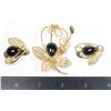 Image 1 : #1713 Ladies Costume Jewelry Broach Earring Set