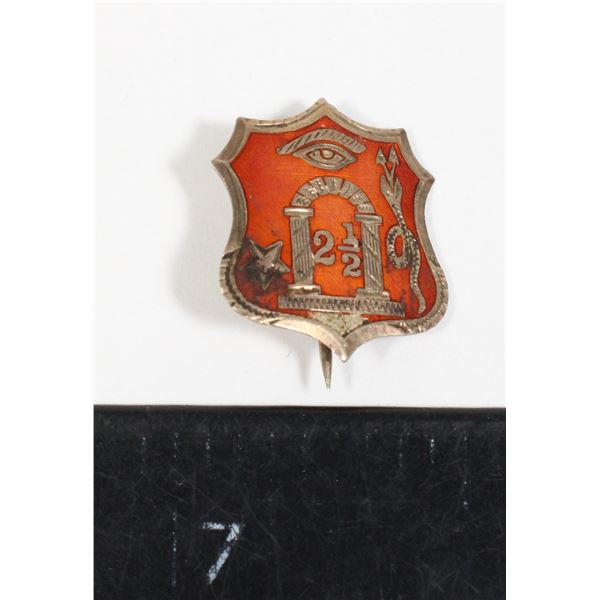 #1716 Freemason Masonic Gold Plated Enamel Pin