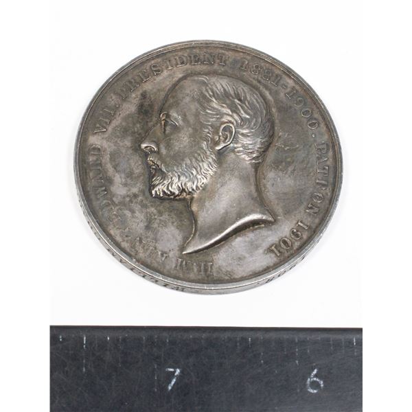 #1723 King George VII Medal City of London Silver
