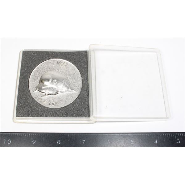 #1727 1972 Japanese Railway 100th Medal