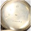 Image 4 : #1729 Antique Keywind Pocket Watch Sterling Silver