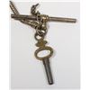 Image 6 : #1729 Antique Keywind Pocket Watch Sterling Silver