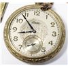 Image 2 : #1731 7 Jewel Elgin Pocket Watch + Knife Chain