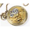 Image 4 : #1731 7 Jewel Elgin Pocket Watch + Knife Chain