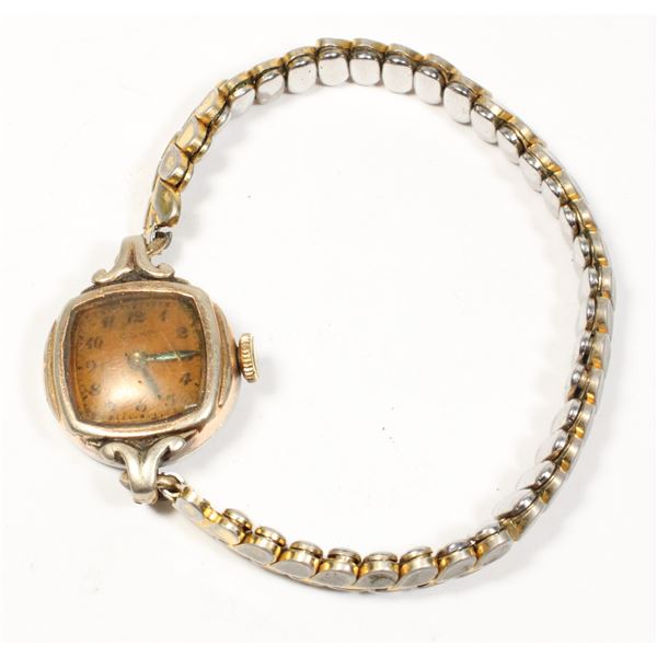 #1732 1900's Vintage Solar Ladies Wrist Watch
