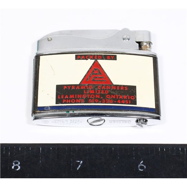 #1740 Brother Japan Vintage Advertising Lighter
