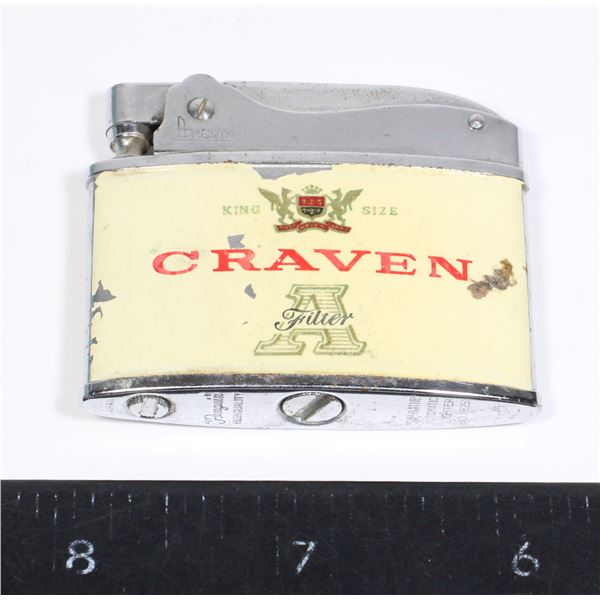 #1741 Craven Filter A Vintage Advertising Lighter
