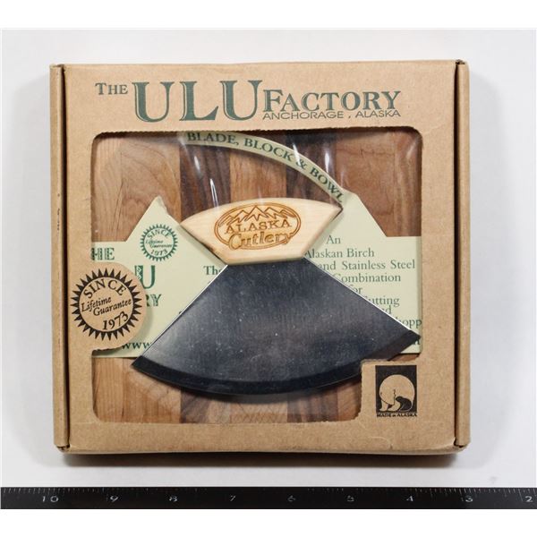 #1809 Sealed Ulu Knife Factory Achorage Alaska