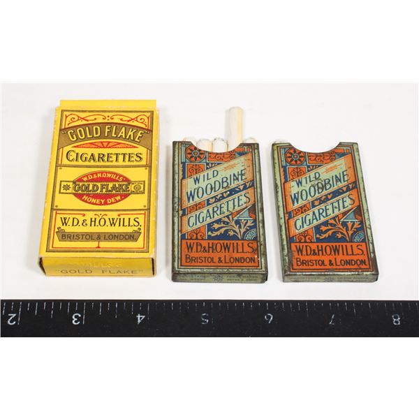 #1822 Wild Woodbine Tin Cigarette Case + package