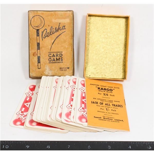 #1823 Vintage Belisha Game Game in Box w/manual