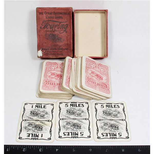 #1824 Automobile Card Game Touring New York USA