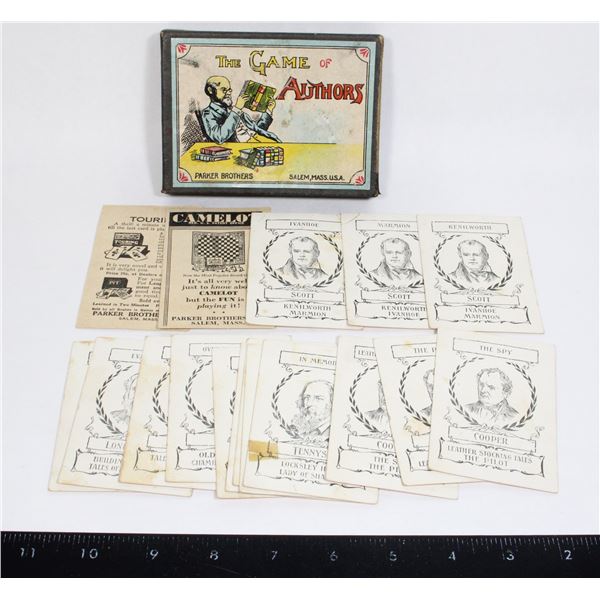 #1825 The Game of Authors Parker Brothers Salem