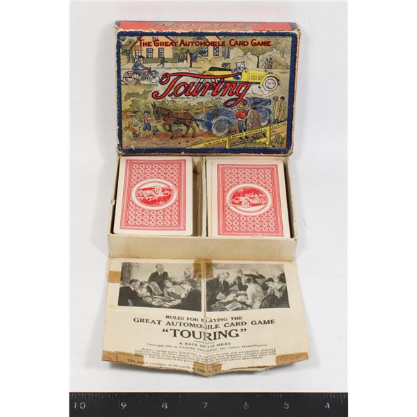 #1827 Touring Parker Brothers Game in Case +manual