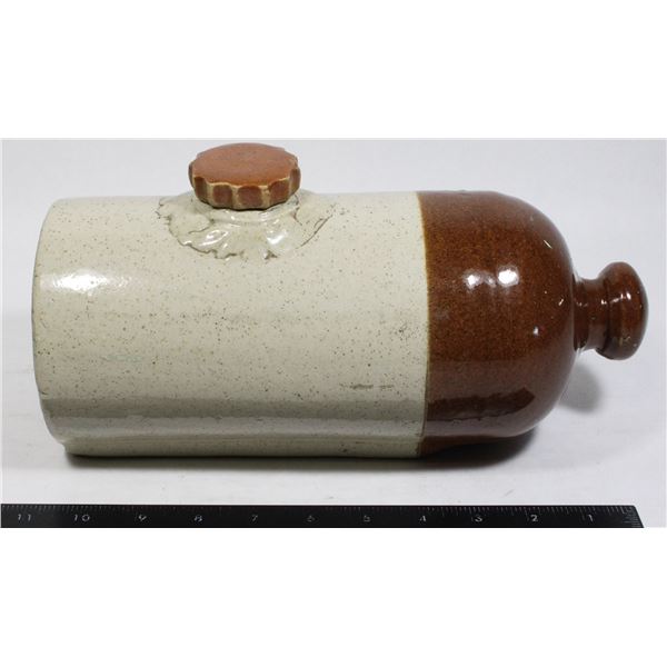 #1855 Antique Medalta Pottery Foot Warmer
