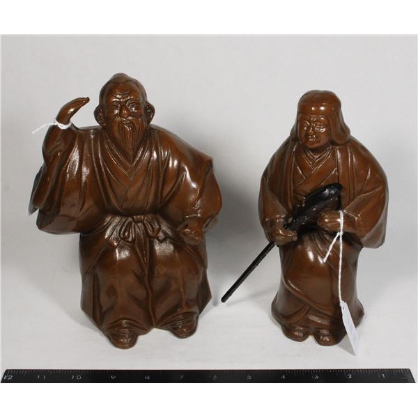#1859 Vinrage Japanese Statues Takasago Jotomba