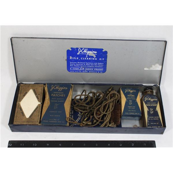 #1871 JC Higgins Rifle Cleaning Kit Sears Roebuck