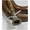 Image 3 : #1874 Antique Bugle Musical Instrument