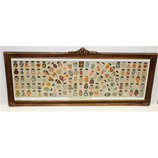 #1890 Vintage British Badges of Public Schools