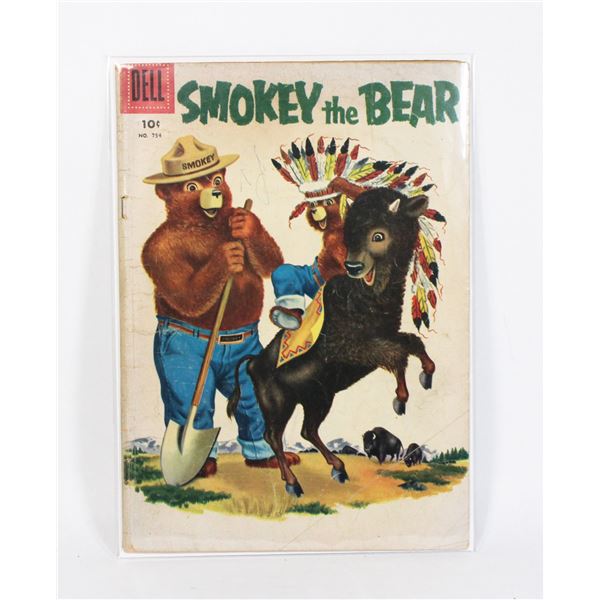 #1942 Dell Comics Smokey The Bear #754 1956