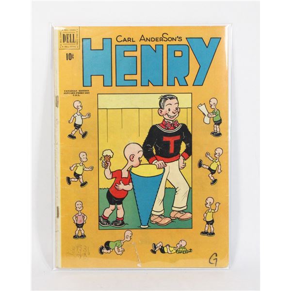 #1943 Dell Comics Carl Andersons Henry #16 1951