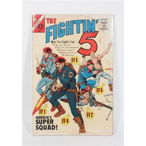 #1948 Charlton Comics The Fighting 5 #28 July 1964
