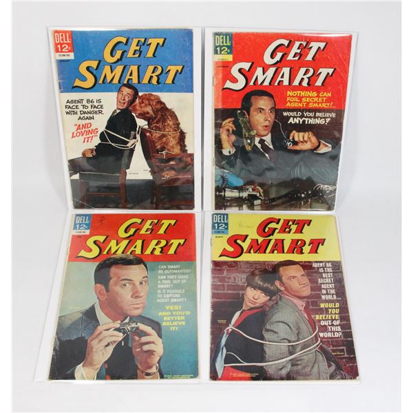 #1963 Dell Comics Get Smart #3-#6 1966 to 1967