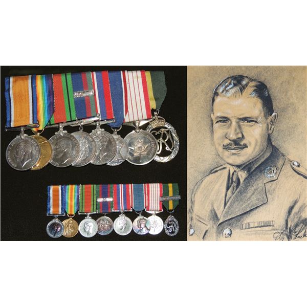 #8 WW1 Medal Grouping 72 CEF Seaforth Highlanders