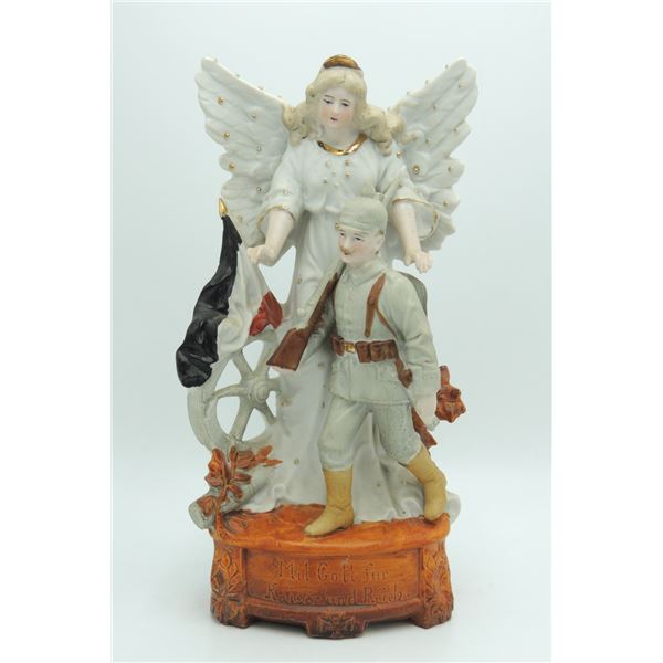 34 WW1 Imperial German Porcelain Soldier Angel