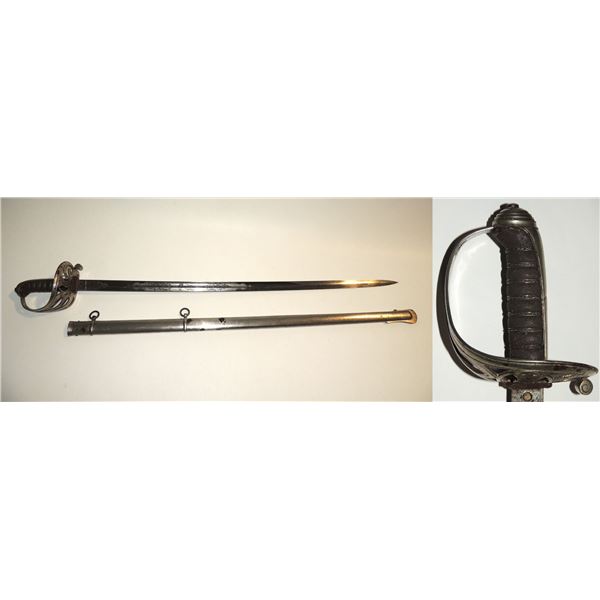 36 1800s British Infantry Officers Sword Engraved