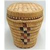 Image 2 : #1478A 1900's Salish First Nations Thatched Basket