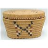 Image 3 : #1478A 1900's Salish First Nations Thatched Basket