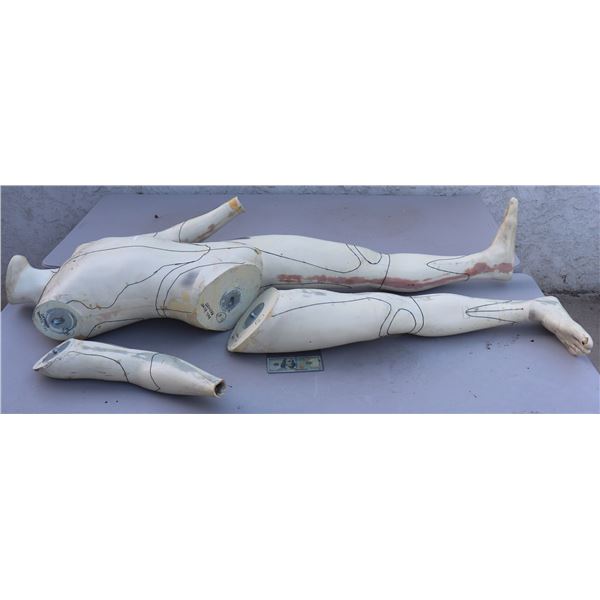 BATMAN FOREVER VAL KILMER LIFE BODY CASTING W PANTHER SUIT PATTERN MAP ONLY KNOWN EXAMPLE SUPER HERO — image 23