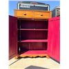 Image 6 : ANTIQUE WOODEN STORAGE CABINET