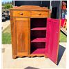 Image 7 : ANTIQUE WOODEN STORAGE CABINET