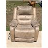 Image 1 : ELECTRIC RECLINER WITH LUMBAR AND HEAD REST ADJUST - WORKS!