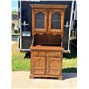 Image 3 : ANTIQUE WOODEN CURIO CABINET
