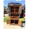 Image 9 : ANTIQUE WOODEN CURIO CABINET
