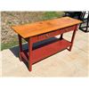 Image 4 : TWO TONE SOFA TABLE WITH DRAWERS
