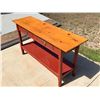 Image 5 : TWO TONE SOFA TABLE WITH DRAWERS
