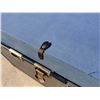 Image 9 : METAL STEAMER TRUNK WITH INTACT TOP CASE - IN GREAT CONDITION