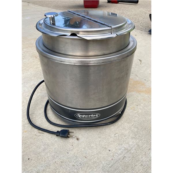 SUPERIOR ELECTRIC SOUP WARMER - WORKS!