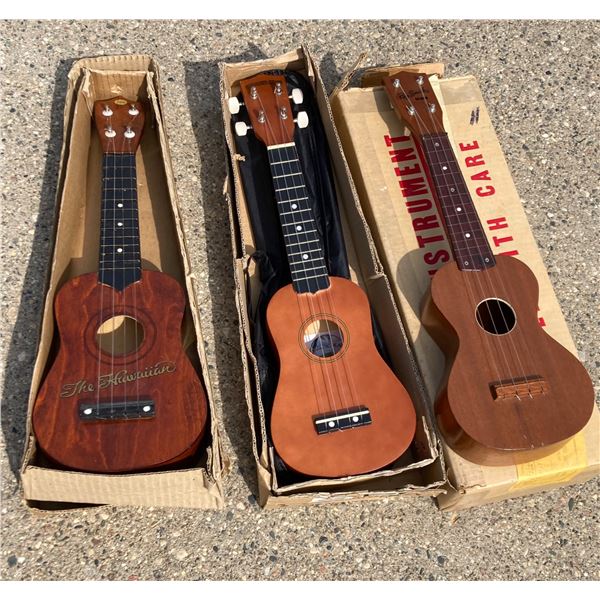 UKELELES - LOT OF 3