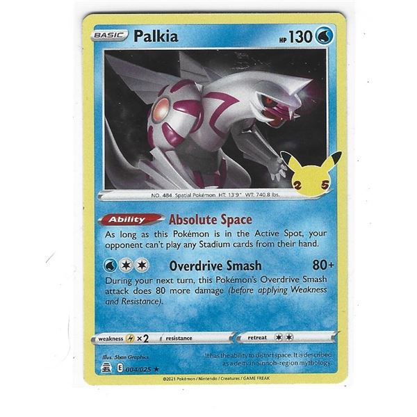 Pokemon Celebrations Palkia Holo 004/025