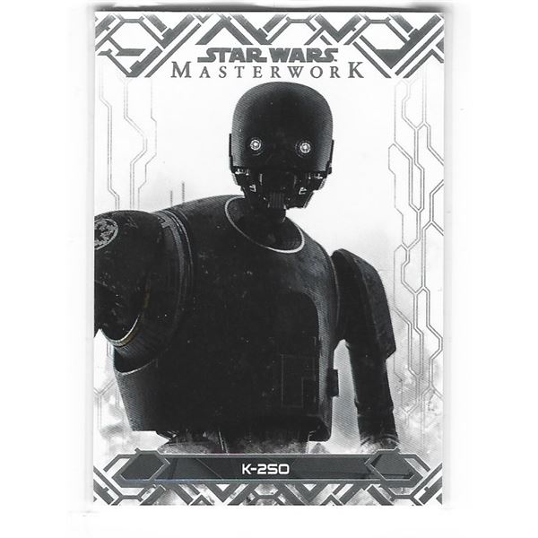 2017 Star Wars Masterwork card #22 K-2SO