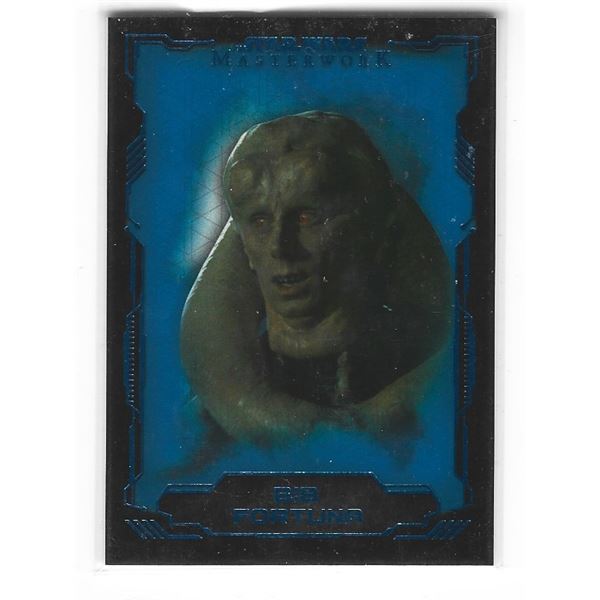 2016 Star Wars Masterwork card #16 Bib Fortuna Blue parallel