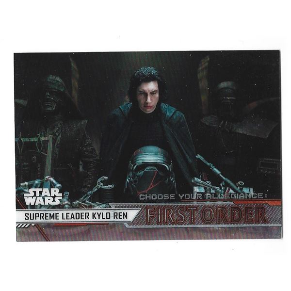 2020 Star Wars Chrome Perspectives Choose Your Allegiance First Order card CF-15 Kylo Ren