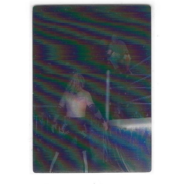 2008 Topps WWE Ultimate Rivals Motion #8 of 10 Rey Mysterio vs. Edge