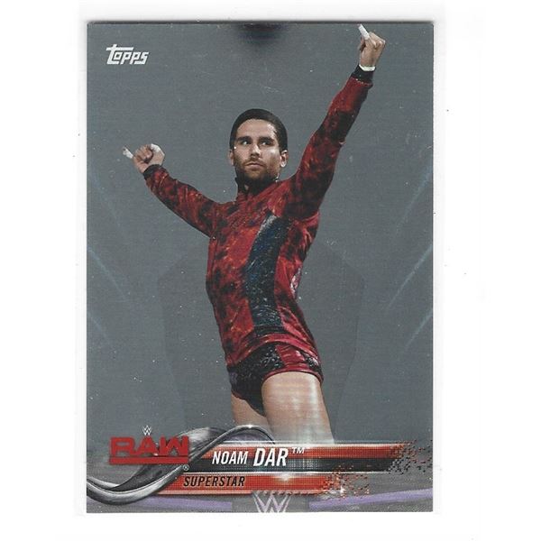 2018 Topps WWE card #70 Noam Dar Silver #d 15/25