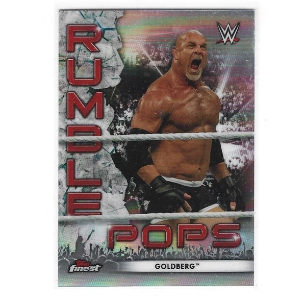 2021 Topps Finest WWE Rumble Pops card RP-6 Goldberg