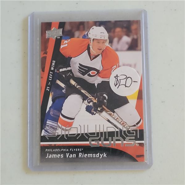 James Van Riemsdyk Upper Deck Young Guns Rookie card